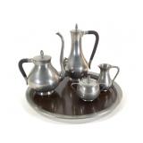 Daalderop Royal Holland Pewter Tea & Coffee Set