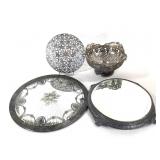 Sterling Silver & SP Table Accessories Plateau +