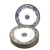 Edwardian Era Limoges Cobalt & Gold Plates