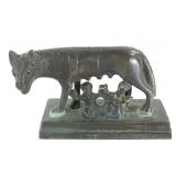 Romulus & Remus Miniature Bronze Statuette
