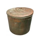 Lg Copper Wash / Laundry Boiler w Lid