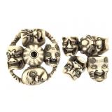 Ivory Noh & Theatre Masks Netsuke Meiji Era