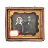 Daguerreotype Portrait Seated Couple