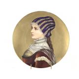 19th Century Porcelain Portrait Decorative Plate