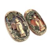 Carved Polychrome Japanese Netsuke