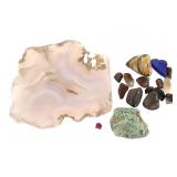 Red Chrysoberyl & Rock Specimens