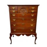 Nathan Margolis Queen Anne Style Cherry Dresser