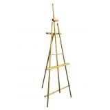 Gilt Faux Bamboo Floor Display Easel