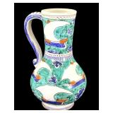Polychrome Stoneware Turkish Ewer