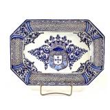Portuguese Faience Coat of Arms Platter