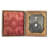 Daguerreotype Portrait Formally Dressed Man