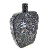 Ming Dynasty Style MOP Inlay Snuff Bottle