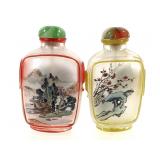 Reverse Hand-Painted Chinese Snuff Bottles