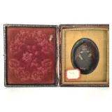 Daguerreotype Portrait Seated Child