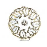 KPM Berlin Gilded Leaf Plate