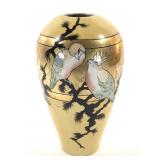 Japanese Porcelain Vase w/ Cockatiel Motifs