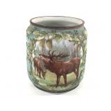 Nippon Hand-Painted Elk Humidor (No Lid)
