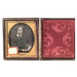 Daguerreotype Portrait Seated Woman