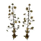 Pr Bronze Dore Neoclassical Candle Stands