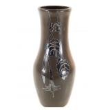 Silvercrest Sterling Decorated Bronze Vase