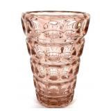 Vtg 60s Sklo Union Thousand Eye Czech Glass Vase