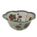 Chinese Plique-a-Jour Cloisonne Enamel Bowl