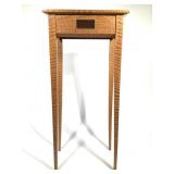 Wm Itter Handmade Birdseye Maple Display Stand