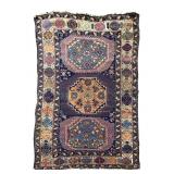 62" x 43" Woven Tribal Rug