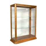 Fine Curly Maple Curio Cabinet Wm Itter 1977/78