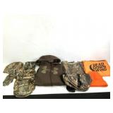 XL Camo & Orange Hunting Attire & Bags