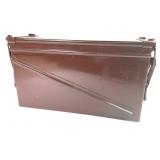 Vintage Millitary Metal Ammo Box