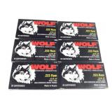 Wolf .223 Rem 62gr HP Steel Case Ammon 20 Rounds