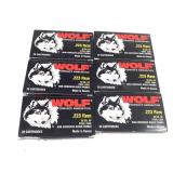 Wolf .223 Rem 62gr HP Steel Case Ammon 20 Rounds