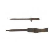 WWII Italian Bayonet w/Scabbard