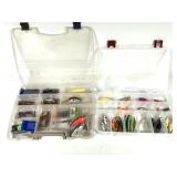 2 Plano Fishing Tackle Boxes w/ Lures