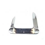 Vintage Queen Steel #64 Canoe Pocket Knife