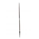 Antique Wood & Metal Lion Hunting Spear African
