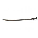 Antique Iron Sword w/ Cast Hilt & 32" Blade
