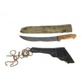Dexter 32G12 Knife w/ Sheath & Military Holster