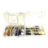 Flambeau & Plano Tackle Boxes w/ Lures & Jigs