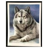 Harold Rigsby Tundra Wolf III Ltd Ed Signed Repro