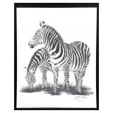 Harold Rigsby Zebras Ltd Ed Signed Lg Repr