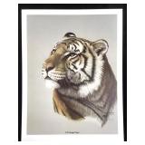 Harold Rigsby LSU Bengal Tiger Signed Lg Repr