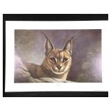 Harold Rigsby Caracal Lmt Ed Signed Repr Print