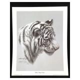 Harold Rigsby White Bengal Tiger Lmt Ed Signed Rep