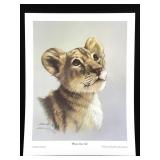 Harold Rigsby African Lion Cub Lmt Ed Signed Repro