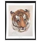 Harold Rigsby Bengal Tiger IV Lmt Ed Signed Repro