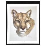 Harold Rigsby Cougar II Lmt Ed Signed Repro