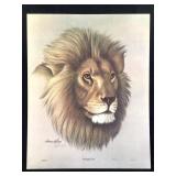 Harold Rigsby African Lion Ltd Ed Signed Lg Repr