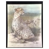 Harold Rigsby Cheetah Ltd Ed Signed Repro Lg